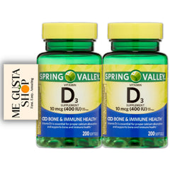 Me gustas Sticker included with Spring Valley Vitamin D3 package
