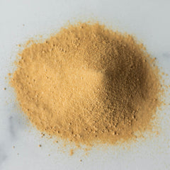 Maca powder ready to be added to smoothies, coffee, or baked goods