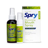 Front view of Spry Natural Xylitol Mouth Spray bottle