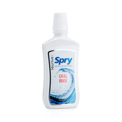 Spry Natural Xylitol Mouthwash Cool Mint bottle - 16 fl oz