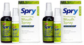 Spry Natural Xylitol Dry Mouth Spray bottle, pack of 2, front view