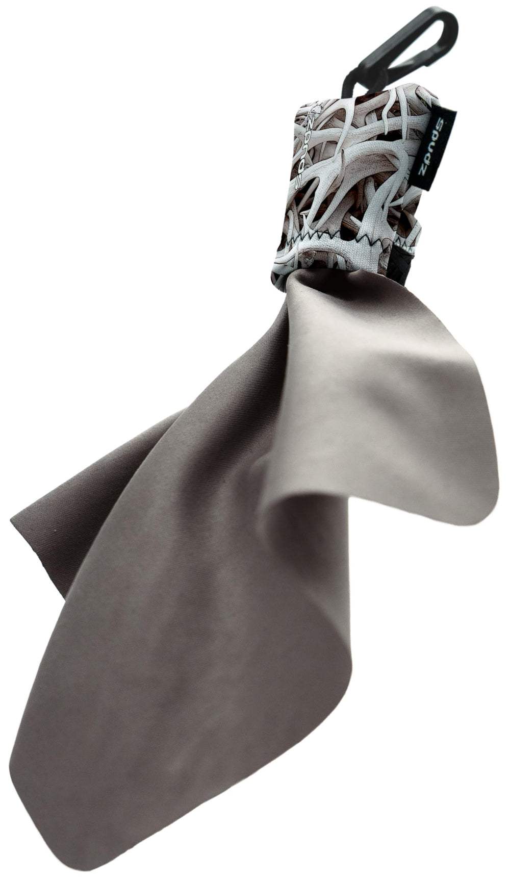 SPUDZ Ultra microfiber lens cleaner with closable neoprene pouch