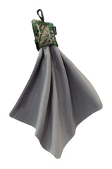 SPUDZ Ultra microfiber lens cleaner with closable neoprene pouch in Alpine Mountain Camo