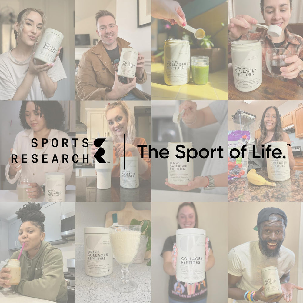 Fitness shake with collagen matcha