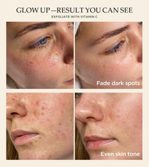 Srripo exfoliating texture close-up highlights walnut shell powder and sea salt action