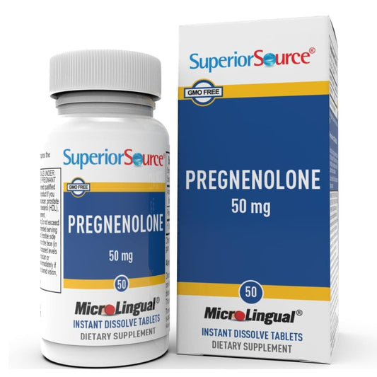 Superior Source Pregnenolone 50 mg bottle