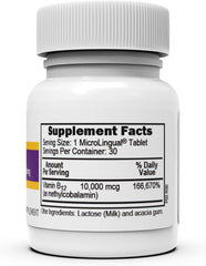 Packaging of Superior Source No Shot B-12 10000 mcg