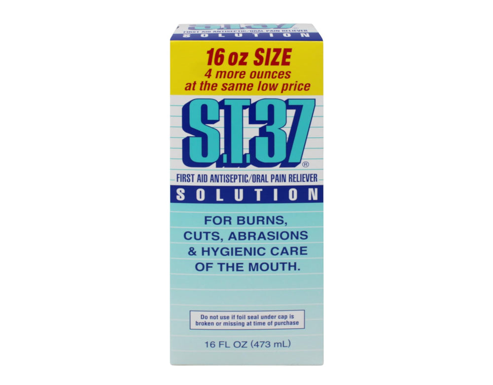 Close-up of ST 37 label showing NDC 69846-860-01