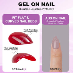 S.T. Friends seamless cuticle line for natural looking nails