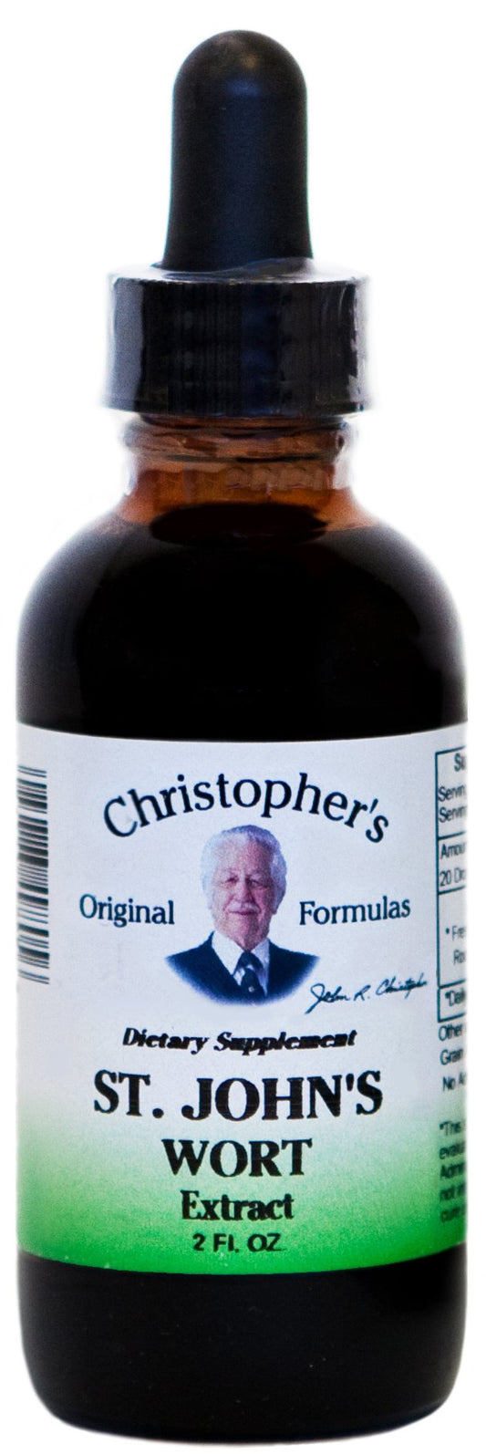Bottle of Dr. Christopher's St. John's Wort Glycerite 2 oz