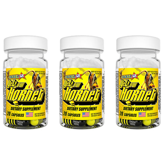 STACKER 2 Yellow Hornet (3) 20-count bottles - front view