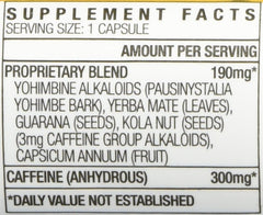 STACKER 2 Yellow Hornet (3) 20-count bottles - label close-up
