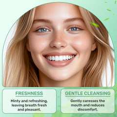 Image showing removal of coffee and tea stains with oil pulling