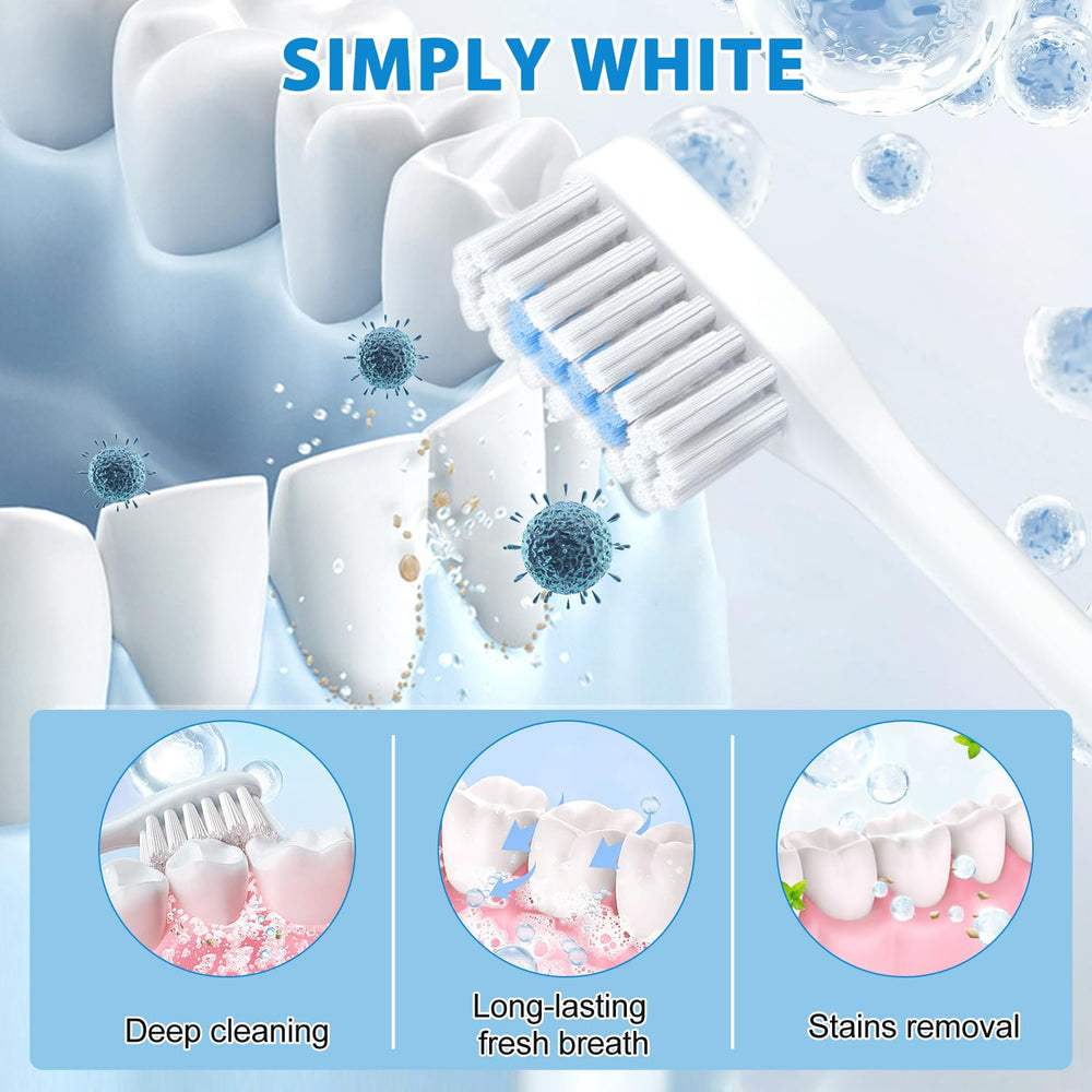 Demonstration of stain removal and fresh breath with whitening powder