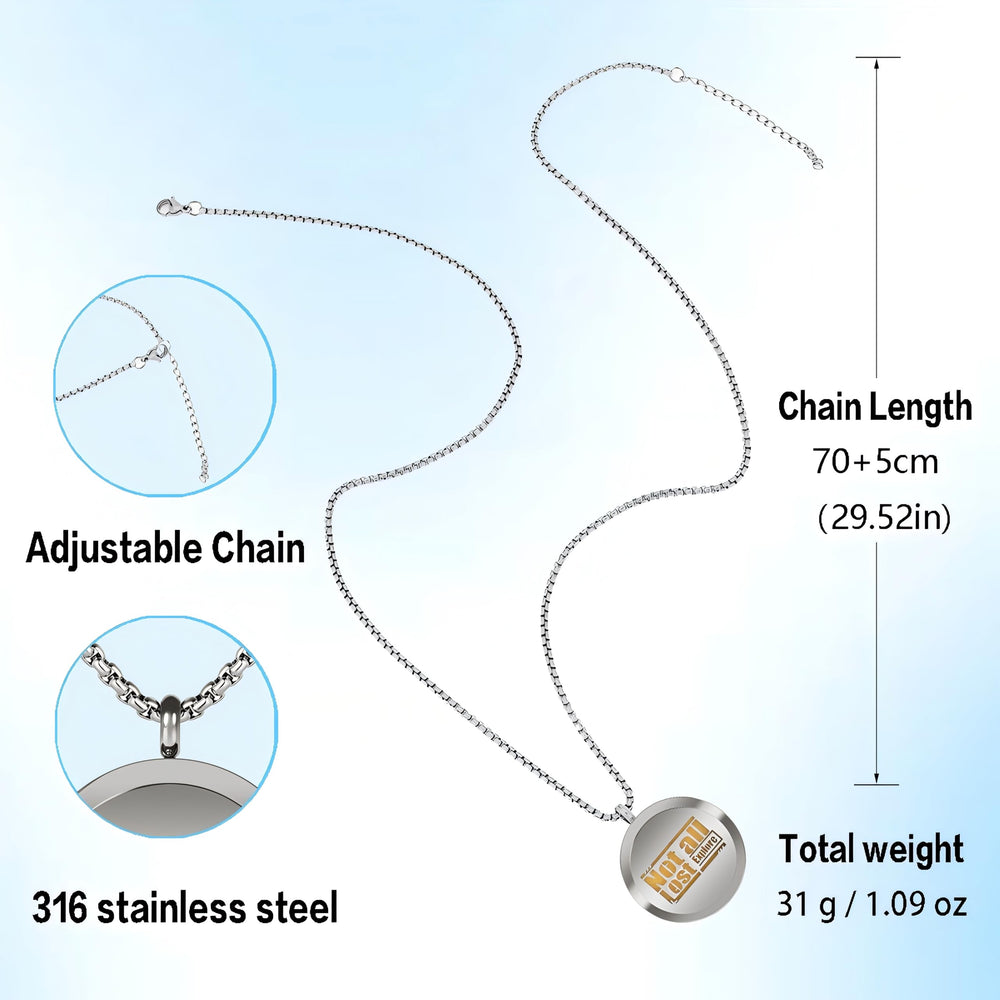 Close-up of stainless steel diffuser pendant