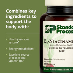 Label emphasizing energy metabolism and nervous system support