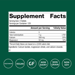 Calcium and magnesium micronutrients supporting bone density and muscle function