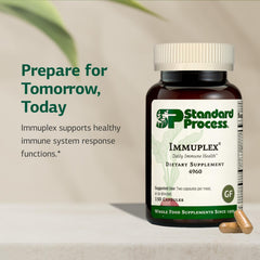 Concept image showing immune support with capsules