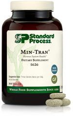 Standard Process Min-Tran bottle front view supports nervous system health.