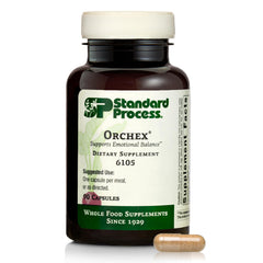 Standard Process Orchex bottle front view for nervous system support.