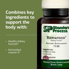 Renafood packaging image highlights whole-food based nutrition.