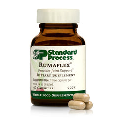 Standard Process Rumaplex bottle showing liver support - 40 capsules
