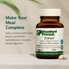 Standard Process Zypan label emphasizes gluten-free non-dairy non-soy ingredients
