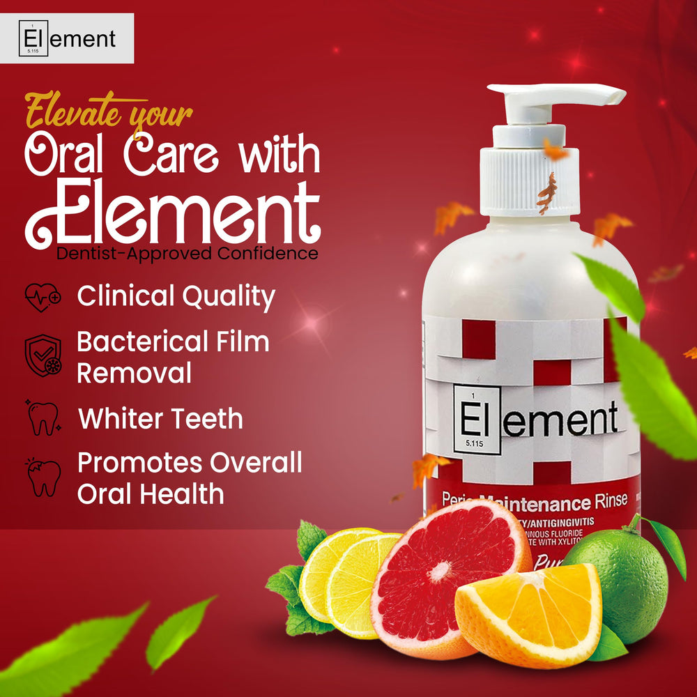 Mouthwash being poured with Fruit Punch flavor