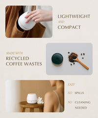 STAROMA diffuser with soft nightlight glows for gentle relaxation