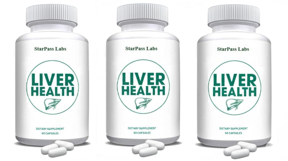 StarPass Labs Liver Health bottle with 60 capsules