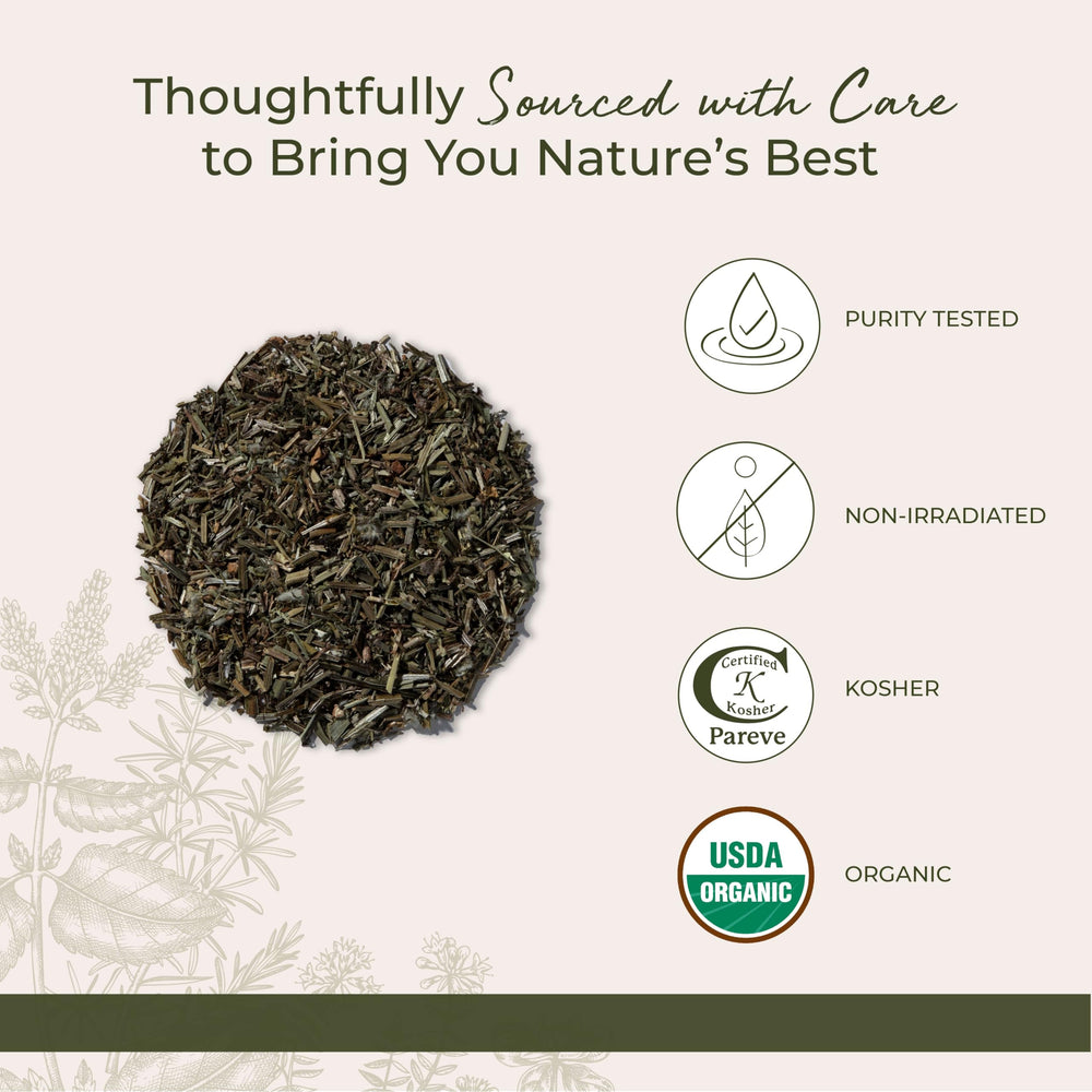 Close-up packaging showing Starwest Botanicals branding and seals