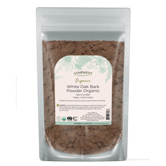 Starwest Botanicals White Oak Bark Powder Organic 4 oz pouch