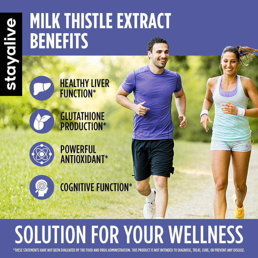 One capsule of StayAlive Milk Thistle Complex