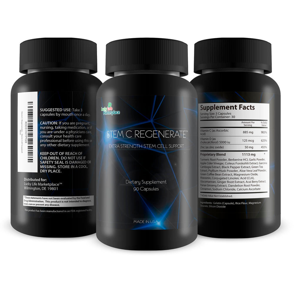 Herbal and antioxidant blend in Stem C Regenerate