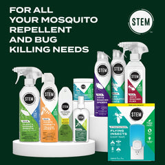 STEM Repels Mosquitoes entomologist-tested label close-up