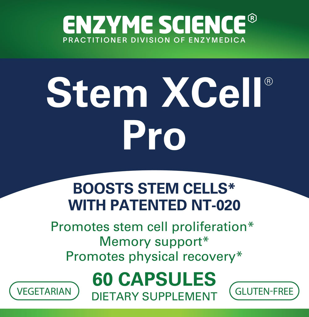 Stem XCell Pro capsules displayed next to bottle