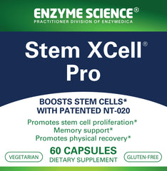 Stem XCell Pro capsules displayed next to bottle