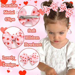 Pink heart bow accessory by STGDAK enhances outfits for parties and photos.
