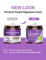Application of stilip Magnesium Cream on skin