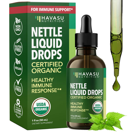 Bottle of Stinging Nettle Leaf Extract Liquid Drops, 1 fl oz