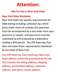 Step-by-step paternity testing instructions