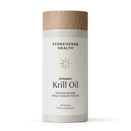 Stonehenge Health Dynamic Krill Oil 1600mg bottle – front view