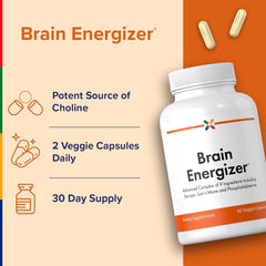Ingredients overview infographic for Brain Energizer