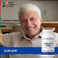 Packaging shot of Stop Aging Now bottle and cap