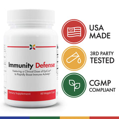 Graphic illustrating EpiCor immune support and vitamin ingredients