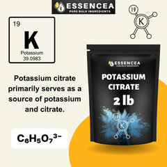 Storage instruction: cool, dry place for potassium citrate powder