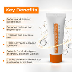 Strataderm Keloid Scar Improvement supports better appearance.