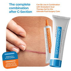 Stratamed cosmetic sunscreen compatibility shows film ready for sunscreen or cosmetics.