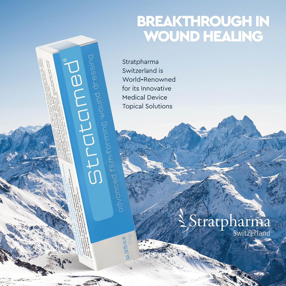 Stratamed protective-film layer remains in place during movement and wear.
