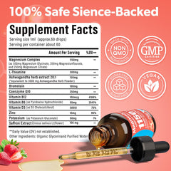 Nature Strawberry flavor magnesium glycinate liquid
